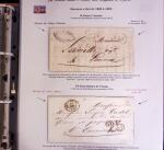 1746-1900, Collection d'exposition LA POSTE DANS L'AUDE en 80 pages avec une belle panoplie de PP à numéro, cursives rouges, T22, doubles cursives, PC du GC de Ginestas