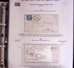 1746-1900, Collection d'exposition LA POSTE DANS L'AUDE en 80 pages avec une belle panoplie de PP à numéro, cursives rouges, T22, doubles cursives, PC du GC de Ginestas