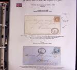 1746-1900, Collection d'exposition LA POSTE DANS L'AUDE en 80 pages avec une belle panoplie de PP à numéro, cursives rouges, T22, doubles cursives, PC du GC de Ginestas