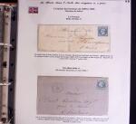 1746-1900, Collection d'exposition LA POSTE DANS L'AUDE en 80 pages avec une belle panoplie de PP à numéro, cursives rouges, T22, doubles cursives, PC du GC de Ginestas