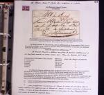 1746-1900, Collection d'exposition LA POSTE DANS L'AUDE en 80 pages avec une belle panoplie de PP à numéro, cursives rouges, T22, doubles cursives, PC du GC de Ginestas
