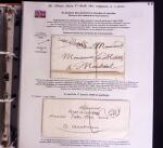 1746-1900, Collection d'exposition LA POSTE DANS L'AUDE en 80 pages avec une belle panoplie de PP à numéro, cursives rouges, T22, doubles cursives, PC du GC de Ginestas