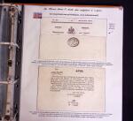 1746-1900, Collection d'exposition LA POSTE DANS L'AUDE en 80 pages avec une belle panoplie de PP à numéro, cursives rouges, T22, doubles cursives, PC du GC de Ginestas