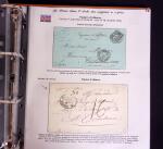 1746-1900, Collection d'exposition LA POSTE DANS L'AUDE en 80 pages avec une belle panoplie de PP à numéro, cursives rouges, T22, doubles cursives, PC du GC de Ginestas