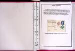 1915-1927, ARMEES d'ORIENT Collection de 27 lettres sur pages d'album avec càd Trésor et Poste, des recommandés, griffe "ARMEES ALLIEES EN ORIENT / POSTE AERIENNE", griffe "POSTES SERBES" sur 5c Semeuse vert sur bande