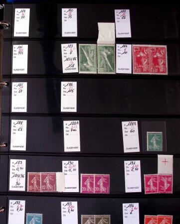 1900-1973 Stock d'avant-guerre en très grande majorité