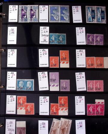 1900-1973 Stock d'avant-guerre en très grande majorité