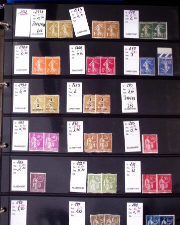 1900-1973 Stock d'avant-guerre en très grande majorité