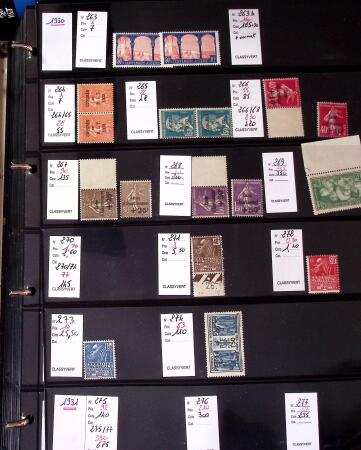 1900-1973 Stock d'avant-guerre en très grande majorité