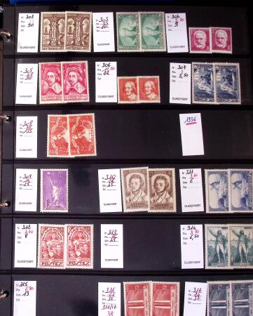 1900-1973 Stock d'avant-guerre en très grande majorité
