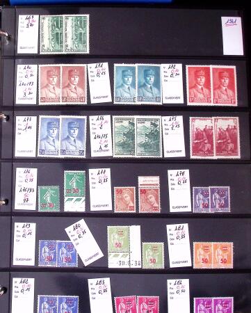 1900-1973 Stock d'avant-guerre en très grande majorité