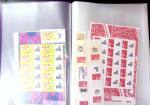 2000-2008 Lot de timbres personnalisés dans un classeur.