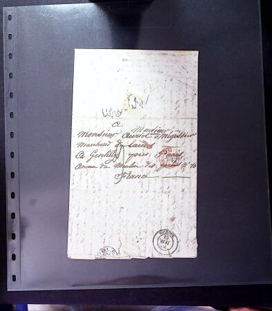 1849-1874 Joli lot de lettres variées dont n°1, 3,
