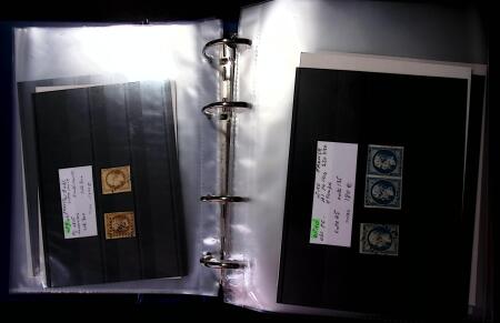 1849-1876 Collection de classique en 2 classeurs, en