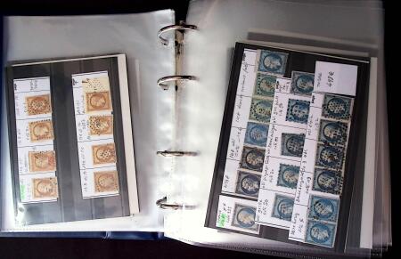 1849-1876 Collection de classique en 2 classeurs, en