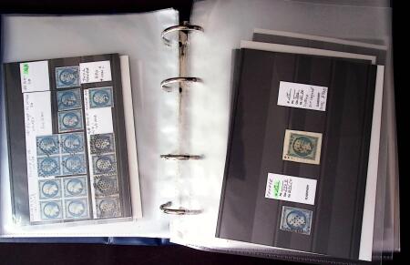 1849-1876 Collection de classique en 2 classeurs, en