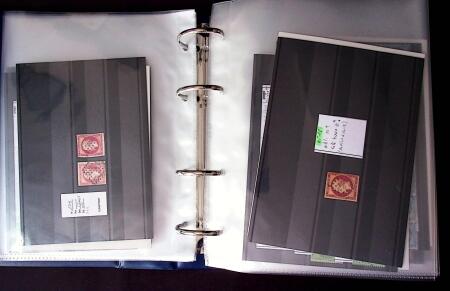 1849-1876 Collection de classique en 2 classeurs, en