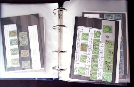 1849-1876 Collection de classique en 2 classeurs, en