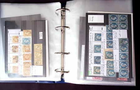 1849-1876 Collection de classique en 2 classeurs, en