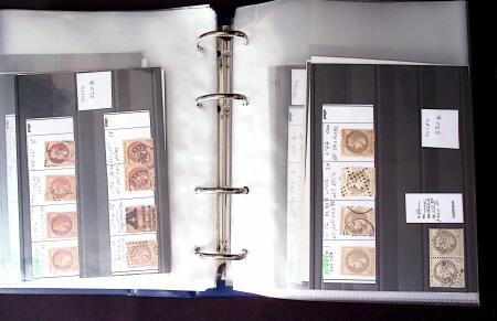 1849-1876 Collection de classique en 2 classeurs, en