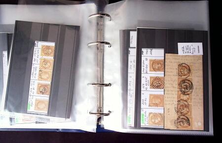 1849-1876 Collection de classique en 2 classeurs, en