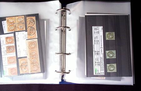 1849-1876 Collection de classique en 2 classeurs, en