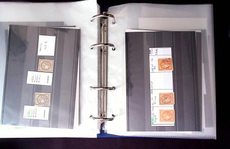 1849-1876 Collection de classique en 2 classeurs, en