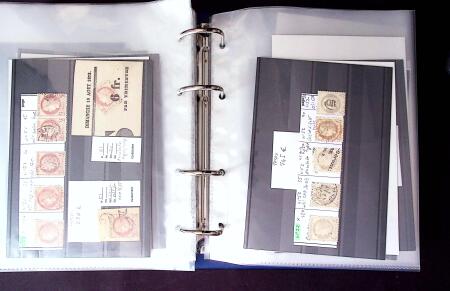 1849-1876 Collection de classique en 2 classeurs, en