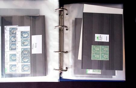 1849-1876 Collection de classique en 2 classeurs, en