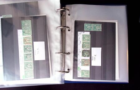 1849-1876 Collection de classique en 2 classeurs, en
