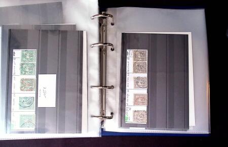1849-1876 Collection de classique en 2 classeurs, en