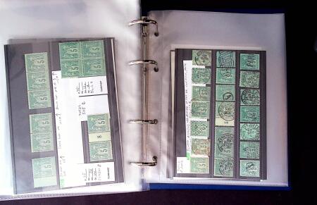 1849-1876 Collection de classique en 2 classeurs, en