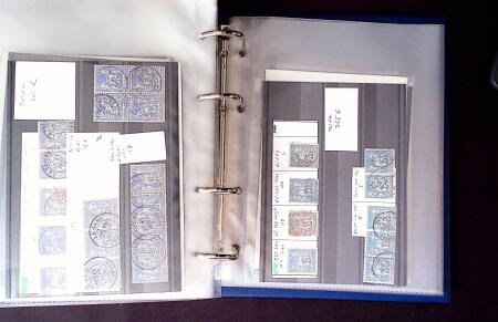1849-1876 Collection de classique en 2 classeurs, en