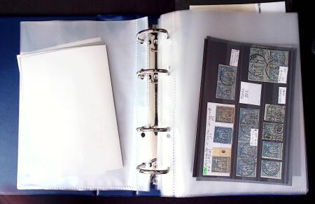 1849-1876 Collection de classique en 2 classeurs, en