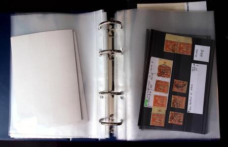 1849-1876 Collection de classique en 2 classeurs, en