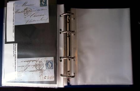1849-1876 Collection de classique en 2 classeurs, en