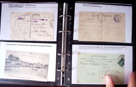 1914-1918 Un classeur avec une cinquantaine de lettres