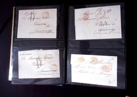 1850-1860 Une centaines de marques d'entrée, la plupart