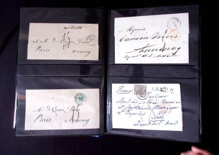 1850-1860 Une centaines de marques d'entrée, la plupart