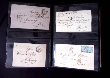 1850-1860 Une centaines de marques d'entrée, la plupart