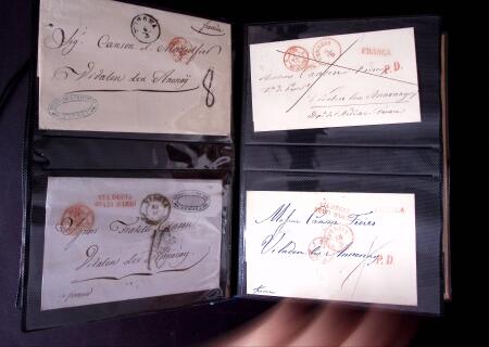 1850-1860 Une centaines de marques d'entrée, la plupart