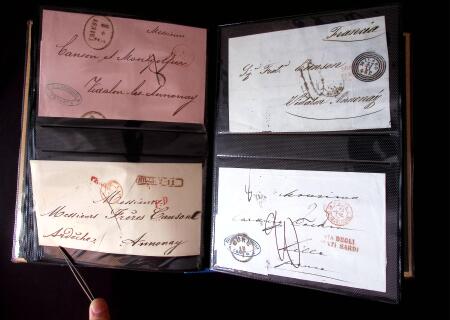 1850-1860 Une centaines de marques d'entrée, la plupart