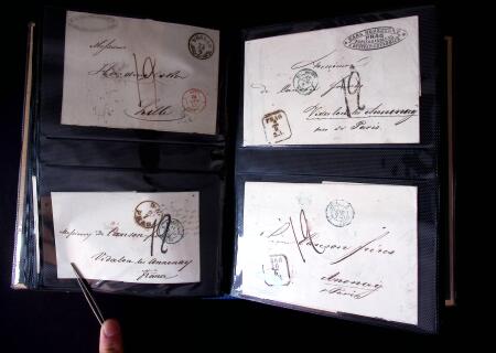 1850-1860 Une centaines de marques d'entrée, la plupart