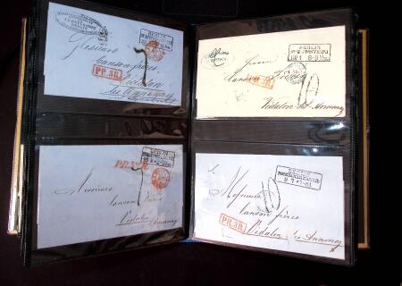 1850-1860 Une centaines de marques d'entrée, la plupart