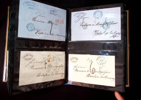 1850-1860 Une centaines de marques d'entrée, la plupart