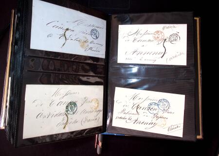 1850-1860 Une centaines de marques d'entrée, la plupart