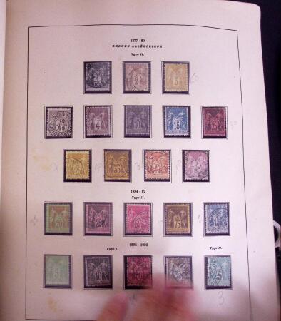 1849-1977, Mint & used collection of France incl. 1849 1f carmine,