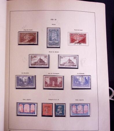 1849-1977, Mint & used collection of France incl. 1849 1f carmine,
