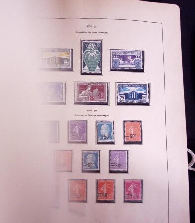 1849-1977, Mint & used collection of France incl. 1849 1f carmine,