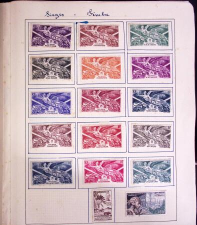 1849-1977, Mint & used collection of France incl. 1849 1f carmine,